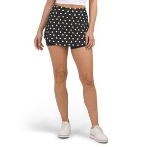 CYNTHIA ROWLEY Deli Dot Upf 50 Skort With Tennis Ball Pocket